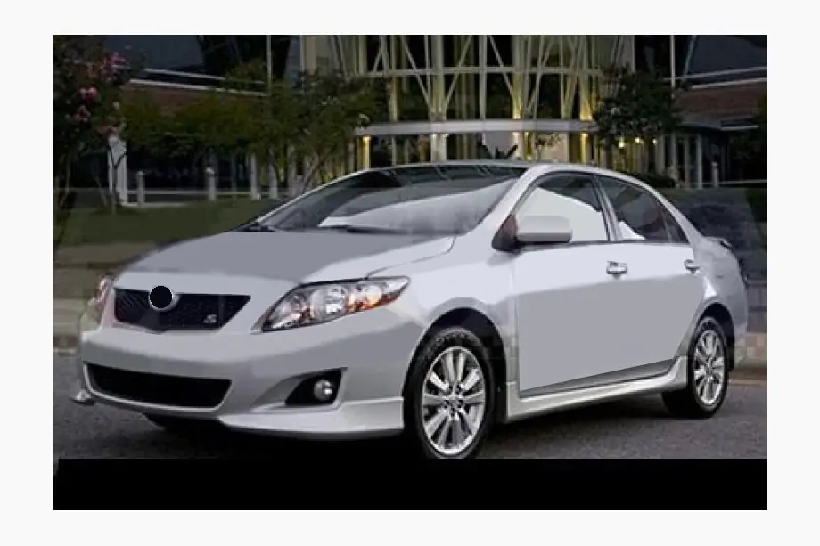 Toyota Corolla 2007-2013 Frontstoßstangenlippe (grundiert zum Lackieren) Image