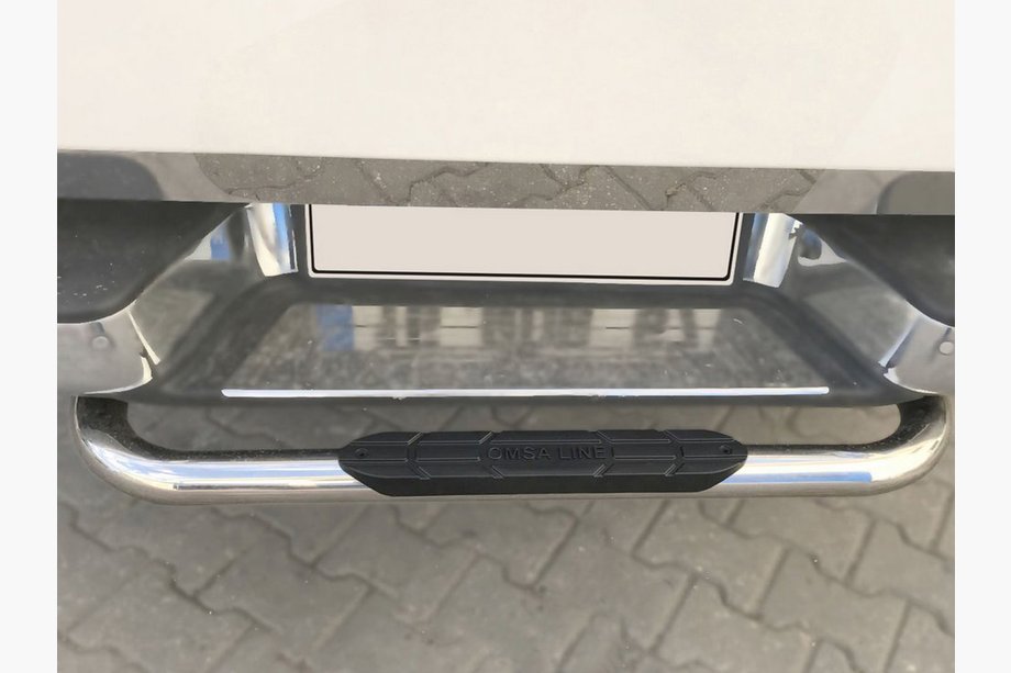 Fiat Fullback 2016- Heckschutz Omsa (Edelstahl) 76 mm Image