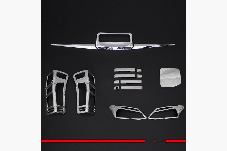 Isuzu D-Max 2011-2019 Satz Zierleisten (Chrom ABS) Image
