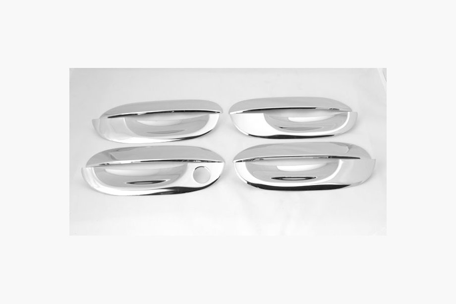 BMW 5 Series E39 1996-2003 Chrom Türgriffblenden und Unterlagen (4 Stk., Edelstahl) Image