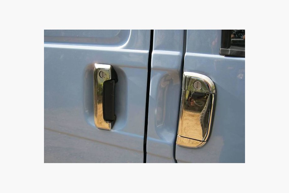 Volkswagen T4 Transporter 1990-2003 Chrom Türgriffblenden (7-teilig, Stahl) Carmos - Türkischer Edelstahl Foto 2