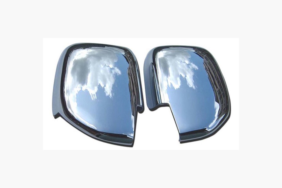 Toyota Land Cruiser 100 1998-2007 Spiegelabdeckungen Chrom (2 Stk., Kunststoff) Foto 1