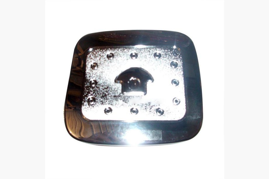 Hyundai Santa Fe 2 2006-2012 Tankabdeckung Chrom Kunststoff Image