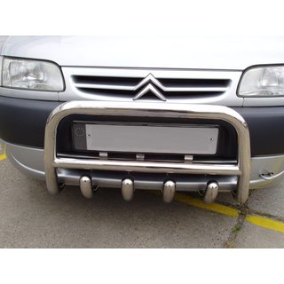 Frontbügel QT006 (Edelstahl) Peugeot Partner 1996-2008