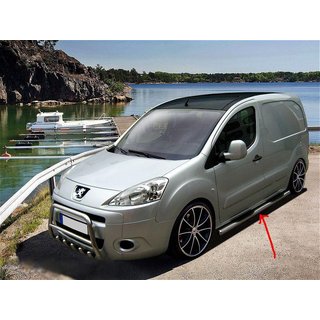 Seitliche Rohre (2 Stk., Edelstahl) Citroen Berlingo 2008-2018
