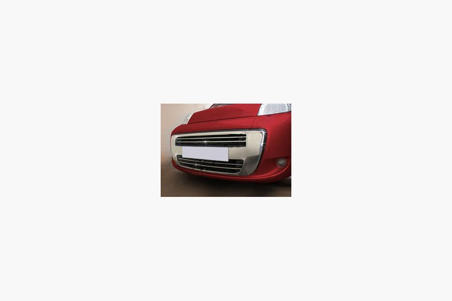 Fiat Fiorino/Qubo 2008-2024 Grillabdeckung (durchgehend, Edelstahl) Image
