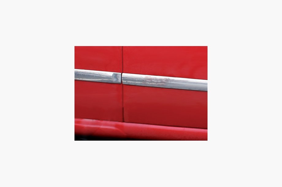 Ford Fiesta 2002-2008 B-Ware !!! Türleisten Edelstahl (2002-2006, 4 Stk) Image