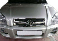 Hyundai Tucson JM 2004- Kühlergrill Abdeckungen (Kunststoff) Foto 1