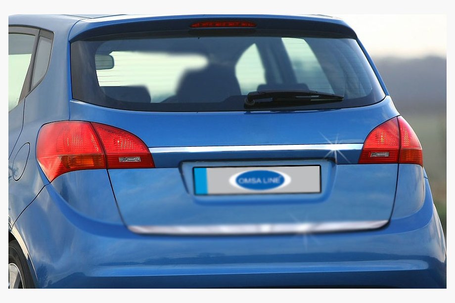Kia Venga 2010-2019 Chromleiste über dem Kennzeichen (Edelstahl) Image