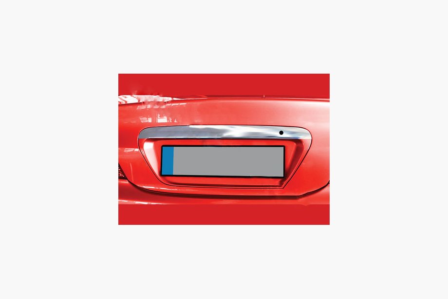 Mitsubishi Lancer 9 2004-2008 Chromleiste über dem Kennzeichen (Edelstahl) Image