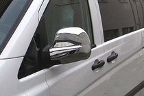 Mercedes Viano 2004-2014 Spiegelabdeckungen Chrom VITO 2004-2010 (2 Stk) Chrom Kunststoff Foto 3