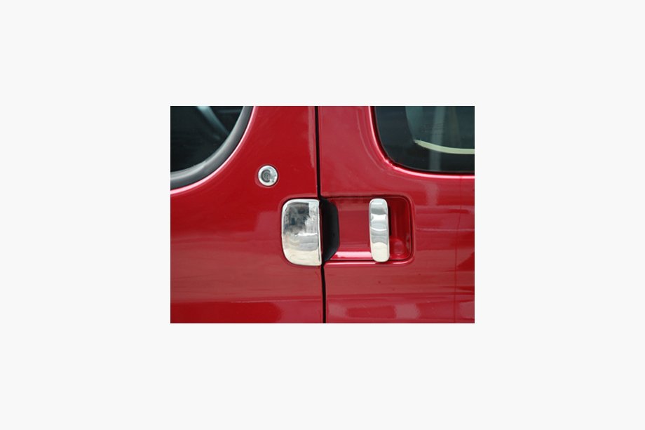 Peugeot Partner 1996-2008 Edelstahl Türgriffabdeckungen 5-Türer Foto 1