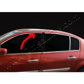 Fensterzierleisten oben (HB, 6 Stk, Edelstahl) Renault Megane III 2009-2016 Foto 2