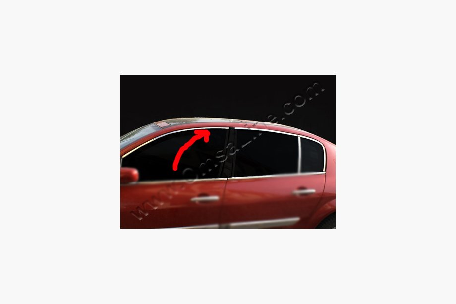 Renault Megane III 2009-2016 Fensterzierleisten oben (HB, 6 Stk, Edelstahl) Foto 2