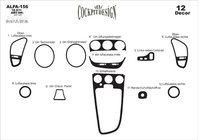 Alfa Romeo 156 1997-2007 Armaturenbrett Abdeckungen (Meric) Aluminium Foto 3