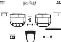 Ford C-Max 2004-2010 Armaturenbrett Abdeckungen Aluminium Foto 4