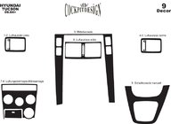 Hyundai Tucson JM 2004- Armaturenbrett Abdeckungen (verschiedene Ausführungen) Carbon Foto 5