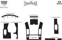 Nissan Navara 2006-2015 Innenraum Tuning Set (12 Teile) Carbon Foto 4