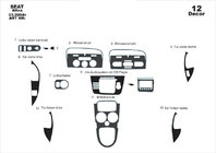 Seat Altea 2004-2015 Armaturenbrett Abdeckungen (Großes Set) Aluminium Foto 4