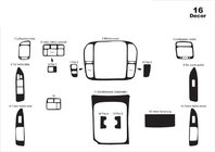 Toyota Land Cruiser 100 1998-2007 Armaturenbrett Abdeckungen Carbon Foto 3