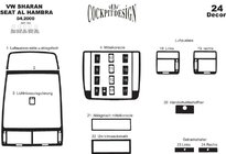 Ford Galaxy 1995-2006 Armaturenbrett Abdeckungen Foto 11