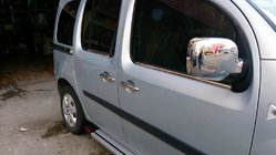 Renault Kangoo 2008–2020 Fensterrahmen Zierleisten Edelstahl Aussen (4 Stk) 4 Stk, Carmos - Türkischer Stahl Foto 1