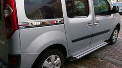 Mercedes Citan 2013-2021 Edelstahl Zierleisten Schiebeturen (2 Stk) Foto 2