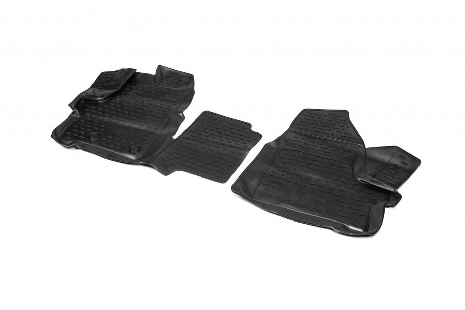 Ford Custom 2013-2022 3D Gummimatten für Innenraum (2 Stk, Novline) 1 + 2 Sitze (Variante 1) Image
