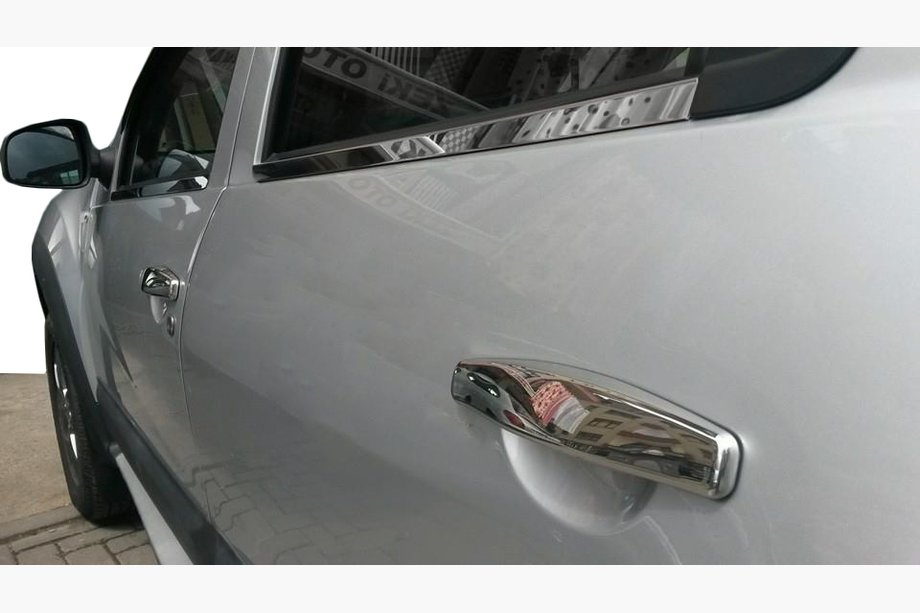 Renault Sandero 2007-2013 Chrom Türgriffblenden (4 Stk., Edelstahl) Carmos - Türkischer Edelstahl Image