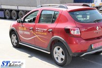 Renault Sandero 2013-2022 Seitliche Rohre BB001 (2 Stk., Edelstahl) Foto 8
