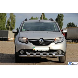 Frontbügel ST015 (Edelstahl) Dacia Sandero 2013-2020 Foto 2