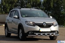 Dacia Sandero 2013-2020 Frontbügel ST015 (Edelstahl) Foto 4