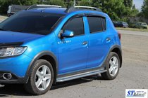 Renault Sandero 2013-2022 Trittbretter KB001 Edelstahl Foto 2