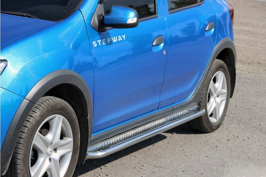 Renault Sandero 2013-2022 Trittbretter KB001 Edelstahl Image