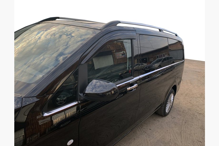Mercedes Vito/V-class W447 2014- Edelstahl Fensterleisten unten über die gesamte Länge (8 Stk.) Carmos, L2, 1 Seitentür Image
