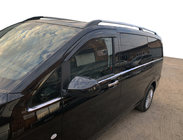 Mercedes Vito/V-class W447 2014- Edelstahl Fensterleisten unten über die gesamte Länge (8 Stk.) Carmos, L2, 1 Seitentür Foto 1