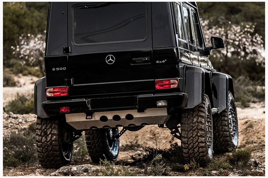 Mercedes G class W463 1990-2018 Heckstoßstangenschutz (Kraftstofftank) Image