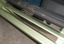 Seat Cordoba 2000-2009 Einstiegsleisten Abdeckungen Nataniko (8 Stk., Edelstahl) Standard - Lohmann Band, 0,5 mm Foto 1