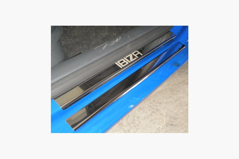 Seat Ibiza 2002-2009 Einstiegsleisten Abdeckungen Nataniko (8 Stk., Edelstahl) Image