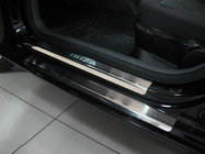Seat Ibiza 2010-2017 Einstiegsleisten Abdeckungen Nataniko (8 Stk., Edelstahl) Standard - Lohmann Band, 0,5 mm Foto 1