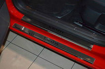 Seat Leon 2013-2020 Einstiegsleisten Abdeckungen Nataniko (8 Stk., Edelstahl) Premium - 3M Klebeband, 0.8 mm Foto 1