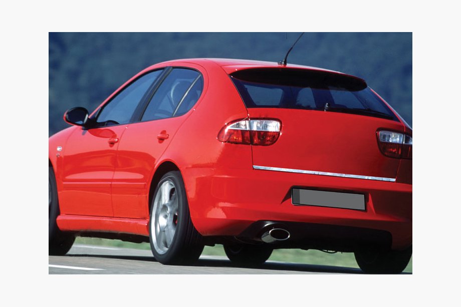Seat Leon 2005-2012 Kofferraumleiste Edelstahl Image