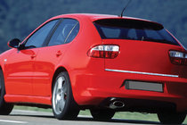 Seat Leon 2005-2012 Kofferraumleiste Edelstahl Foto 1