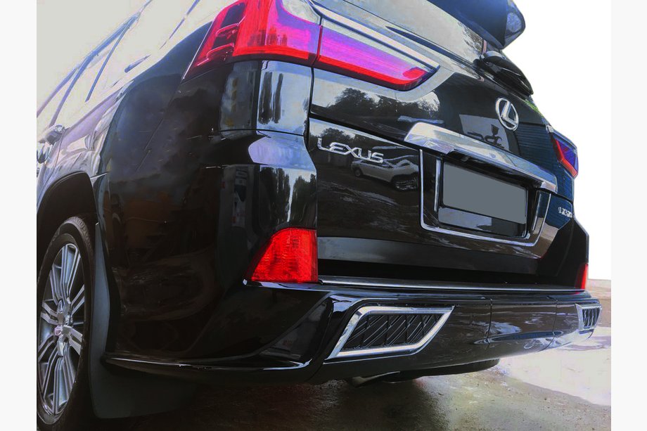 Lexus LX570/450d 2008-2022 Abdeckung für Heckstoßstangenkante (2016+, 2 Stk) Image