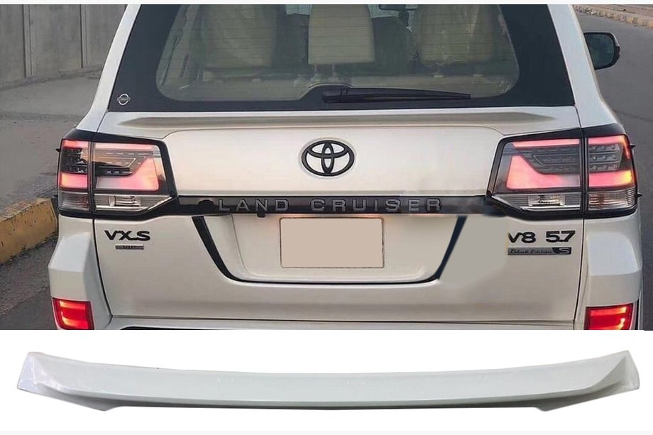 Toyota Land Cruiser 200 2007-2021 WALD Heckspoiler (unten, 2016-2021) Weiß Foto 8