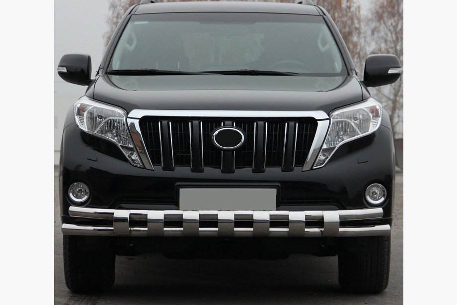 Toyota Land Cruiser Prado 150 2009-2023 Frontschutzbügel ST016-2 (Edelstahl) Image