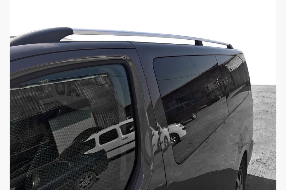 Citroen Jumpy/Dispatch 2017- Dachreling Chrom Lange Basis, Metallfuß Image
