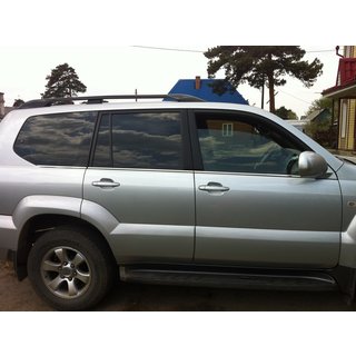 Fensterzierleisten Edelstahl Aussen (6 Stk) Toyota Land Cruiser Prado 120 2002-2009 Foto 4