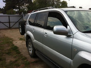 Toyota Land Cruiser Prado 120 2002-2009 Fensterzierleisten Edelstahl Aussen (6 Stk) OmsaLine - Italienischer Edelstahl Foto 3