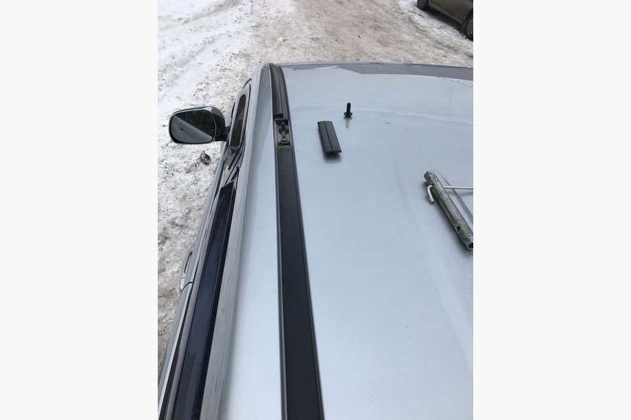 Toyota Land Cruiser Prado 120 2002-2009 Dachreling Schwarz Türkisch Metallfüße Foto 11